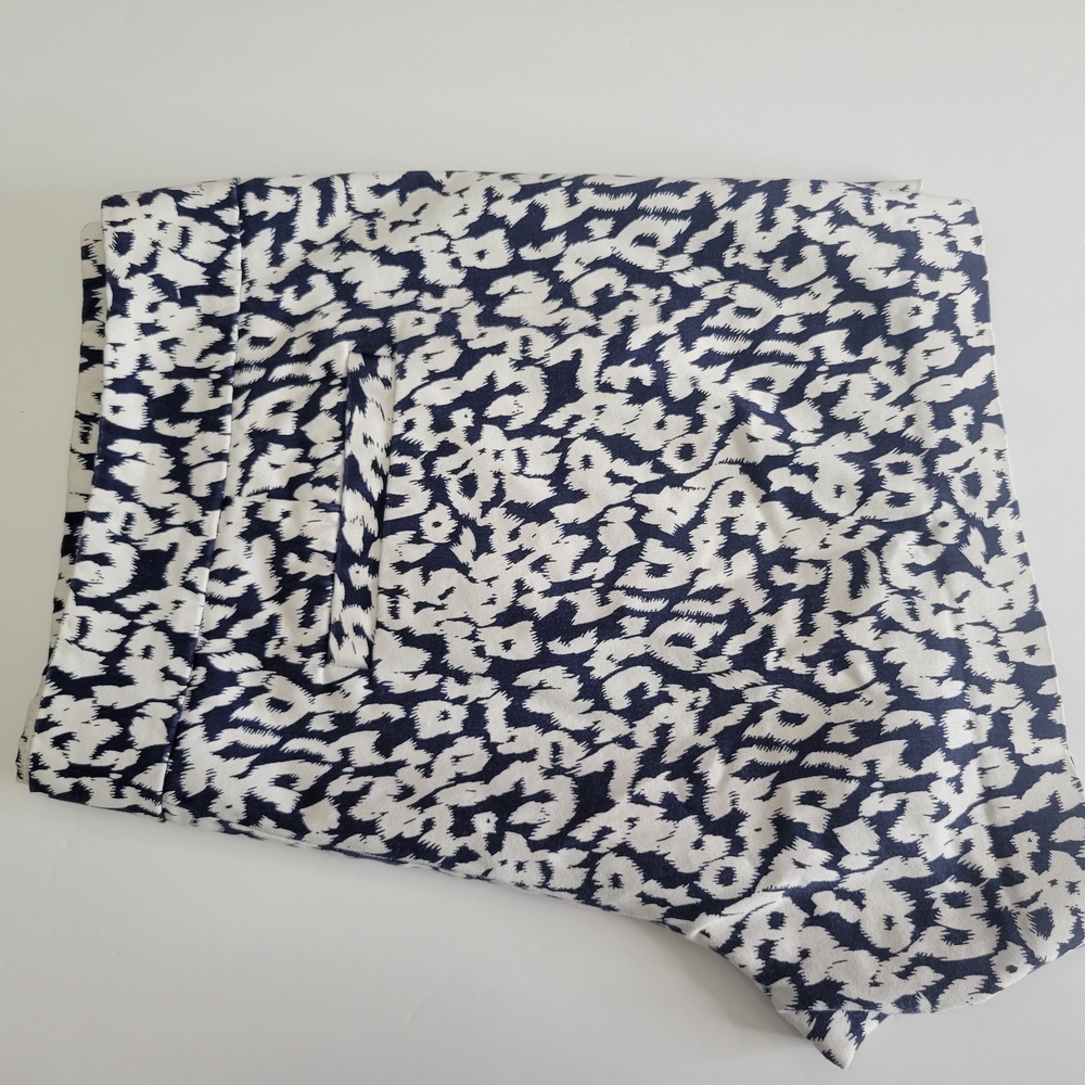J. Crew Navy and White Patterned Shorts